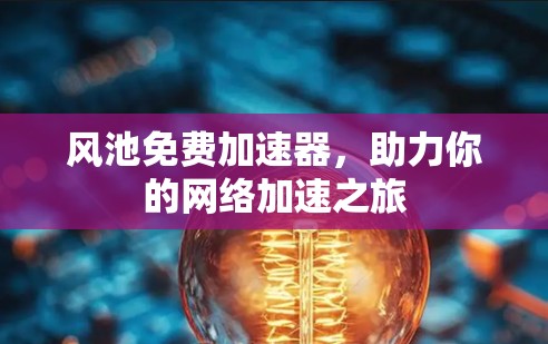 风池免费加速器，助力你的网络加速之旅
